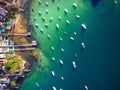 Watsons Bay, Sydney Australia aerial Royalty Free Stock Photo