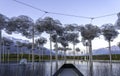 Wattens, Austria  - April 1, 2019: The beautiful crystal clouds in Swarovski Kristallwelten Crystal Worlds museum - Immagine Royalty Free Stock Photo