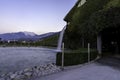 Wattens, Austria - April 1, 2019: The entrance to Swarovski Crystal Worlds Swarovski Kristallwelten in Wattens. Swarovski Royalty Free Stock Photo