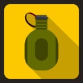 Watter bottle icon, flat style