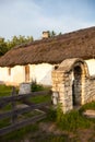 Wattle and daub Ukrainian house Royalty Free Stock Photo