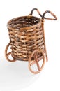 Wattled basket Royalty Free Stock Photo