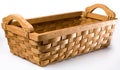Wattled basket Royalty Free Stock Photo