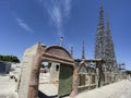 Watts towers in Los Angeles, California Royalty Free Stock Photo