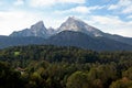 Watzman mountain near koenigssee berchtesgaden