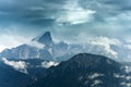 Watzmann peak in Germany Alps.