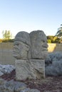 The Waugal Monoliths Limestone Australian Aboriginal Legends Interpretations by Mark Le Buse Two heads
