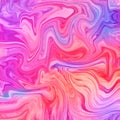 Wave abstract background. Marbling, acylic paint texture Royalty Free Stock Photo