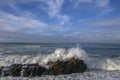 King Tides Wave Action, California Coast