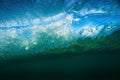 Wave Barrel Underwater Royalty Free Stock Photo