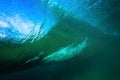 Ocean Wave Barrel Underwater Royalty Free Stock Photo