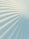 Wave bend white abstract background surface. Digital illustration. 3d rendering Royalty Free Stock Photo