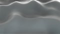 Wave blurry surface as landscape or liquid closeup, computer generated background, 3D render