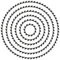 Round circular wave border frame in a range of sizes.