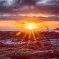 Wave Break at Sunrise