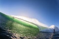 Wave Color Crashing Surfer No Ride Royalty Free Stock Photo