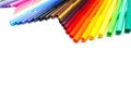 Wave of colorful makers Royalty Free Stock Photo