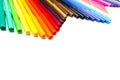Wave of colorful makers Royalty Free Stock Photo