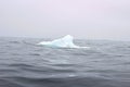 Small iceberg floating off course of newfoundland canada Royalty Free Stock Photo