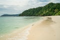 Wave crashing on beautiful beach in Ko Phayam island, Ranong, Thailand Royalty Free Stock Photo