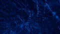 Wave 3d. Big data visualization. Data technology background. Abstract background. 3d rendering. Data array visual concept.