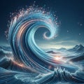 Wave Diffraction The bending of waves around obstacles or thru