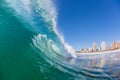 Wave Hollow Inside Durban Royalty Free Stock Photo