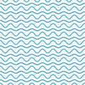 Wave line and wavy zigzag pattern. Royalty Free Stock Photo
