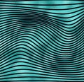 Wave lines pattern. Royalty Free Stock Photo