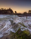 Wave motion in Klayar Beach Pacitan East Java of Indoneaia