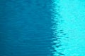 wave moving by wind on water surface of swimming pool