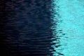wave moving by wind on water surface of swimming pool