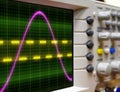 Wave on oscilloscope