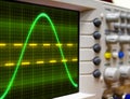 Wave on oscilloscope