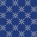 Japanese Star Square Art Seamless Pattern