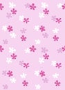 Japanese Summer Cherry Blossom Seamless Pattern