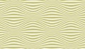 Wave pattern of caramel stripes background. Curly waves flow texture. Retro psychedelic linear texture green color Royalty Free Stock Photo