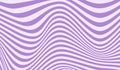Wave pattern of caramel stripes background. Curly waves flow texture. Retro psychedelic linear texture purple color Royalty Free Stock Photo