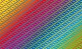 Wave Pattern Rainbow Colored Gradient Royalty Free Stock Photo