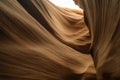 Wave pattern of Sandstone slot of Lower Antelope, Arizona