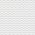 Wave pattern. Seamless wavy line pattern. Vector illustration Royalty Free Stock Photo