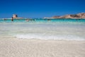 La Pelosa Beach on island Sardinia