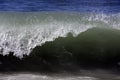 Wave reaches shoreline