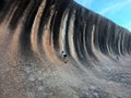 The Wave rock in Hyden Western Australia