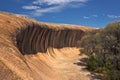 Wave Rock In Western Australia Royalty Free Stock Photo