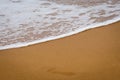 Wave on the sand beach