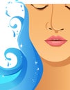 Hydrating skin care products Royalty Free Stock Photo