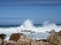 Wave Splash near Buffelbaai Royalty Free Stock Photo