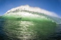 Wave Surfer Shadow Wall Crashing Royalty Free Stock Photo