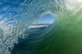 Wave Surfing Tube Hollow Crashing